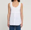 Hinson Wu Sleeveless Claire Foundation Layer Top In White