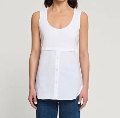 Hinson Wu Sleeveless Claire Foundation Layer Top In White