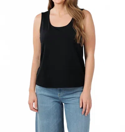 Hinson Wu Sleeveless Scoopneck Tank Top - Plus In Black In Multi