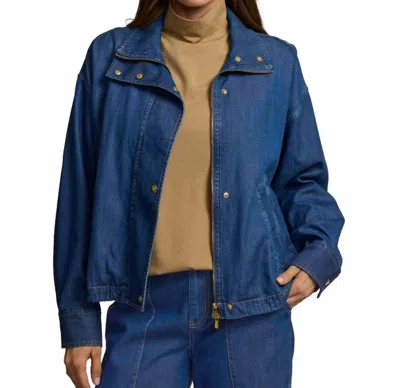 Hinson Wu Women's Louise Jacket In Medium Wash In Multi