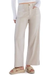 Hint Of Blu Bliss High Waist Cotton Blend Pants