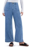 Hint Of Blu Bliss High Waist Cotton Blend Pants