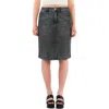 Hint Of Blu Daily Denim Midi Skirt