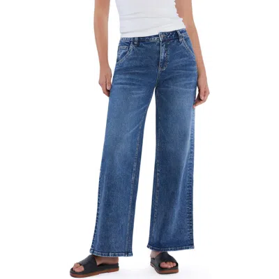 Hint Of Blu Ella High Waist Wide Leg Jeans