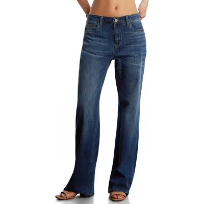 Hint Of Blu Everyday Straight Leg Jeans In Blue