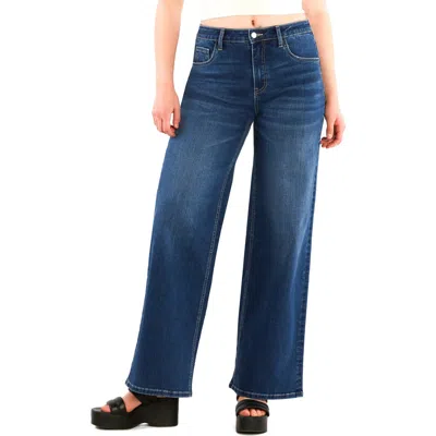 HINT OF BLU HINT OF BLU HIGH WAIST WIDE LEG JEANS