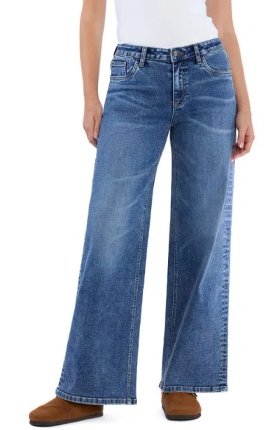 Hint Of Blu Penelope Boyish Wide Leg Jeans