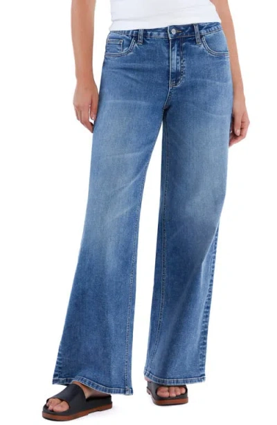 Hint Of Blu Penelope Boyish Wide Leg Jeans