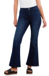 Hint Of Blu Perfect Flare Jeans In Blue