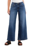 Hint Of Blu Relaxed Wide Leg Jeans In Blue