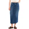 Hint Of Blu Vintage Denim Maxi Skirt