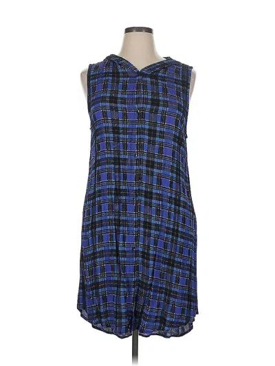 Hip Casual Dress In Blue
