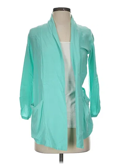Pre-owned H.i.p. Happening In The Present Cardigan Sweater In Blue