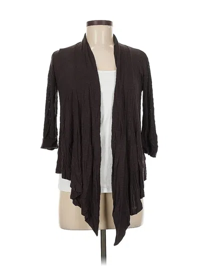Pre-owned H.i.p. Happening In The Present Cardigan Sweater In Brown