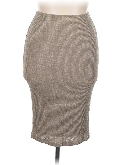 Pre-owned H.i.p. Happening In The Present Casual Skirt In Brown