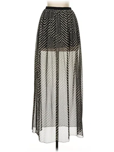 Pre-owned H.i.p. Happening In The Present Casual Skirt In Silver