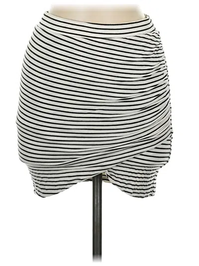 Pre-owned H.i.p. Happening In The Present Casual Skirt In White