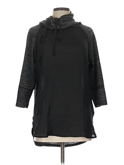 Pre-owned H.i.p. Happening In The Present Poncho In Black