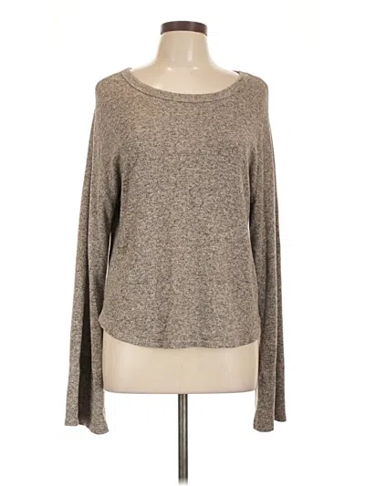 Pre-owned H.i.p. Happening In The Present Pullover Sweater In Tan