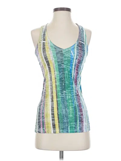 Pre-owned H.i.p. Happening In The Present Tank Top Green Halter Neckline Tops