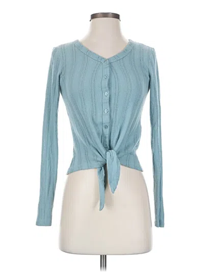 Pre-owned Hippie Rose Cardigan Sweater In Blue