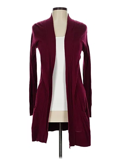 Pre-owned Hippie Rose Cardigan Sweater In Burgundy