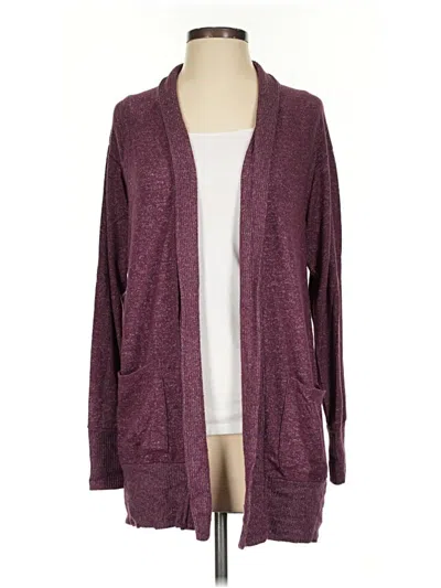 Pre-owned Hippie Rose Cardigan Sweater In Burgundy