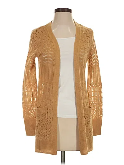 Pre-owned Hippie Rose Cardigan Sweater In Gold