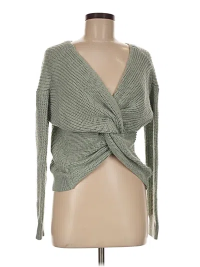 Pre-owned Hippie Rose Cardigan Sweater In Green