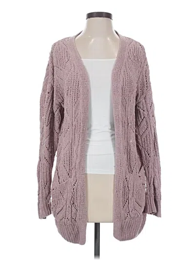 Pre-owned Hippie Rose Cardigan Sweater In Purple