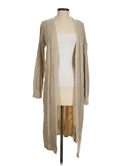 Pre-owned Hippie Rose Cardigan Sweater In Tan
