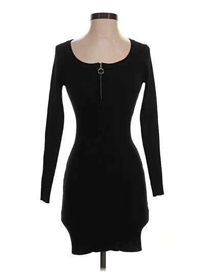 Pre-owned Hippie Rose Casual Dress In Black
