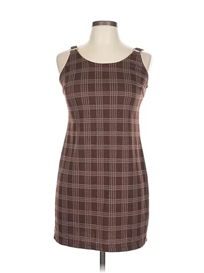 Pre-owned Hippie Rose Casual Dress In Brown
