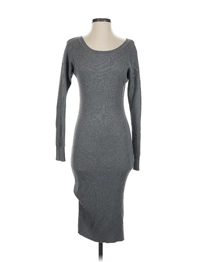 Pre-owned Hippie Rose Casual Dress In Gray