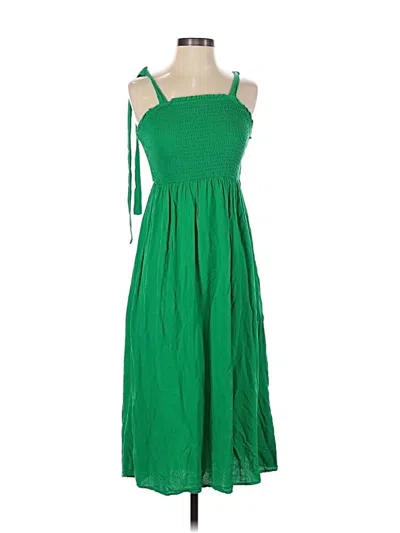 Pre-owned Hippie Rose Casual Dress In Green