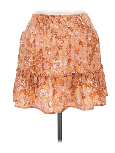 Pre-owned Hippie Rose Casual Skirt In Orange