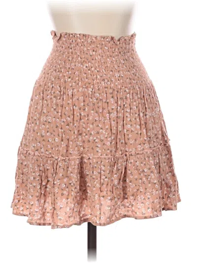 Pre-owned Hippie Rose Casual Skirt In Tan