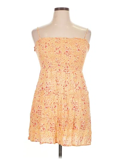 Pre-owned Hippie Rose Cocktail Dress In Yellow