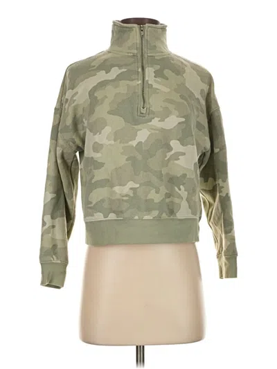 Pre-owned Hippie Rose Fleece Jacket In Green