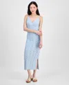 Hippie Rose Juniors' Seashell Crochet Midi Dress