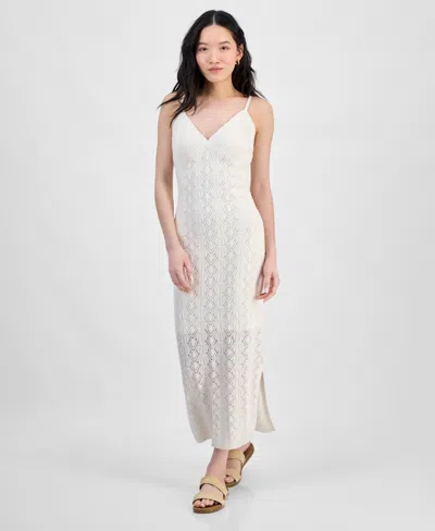 Hippie Rose Juniors' Seashell Crochet Midi Dress