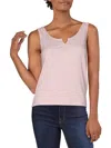 Hippie Rose Juniors Womens Ribbed Notched Neck Tank Top In Multi
