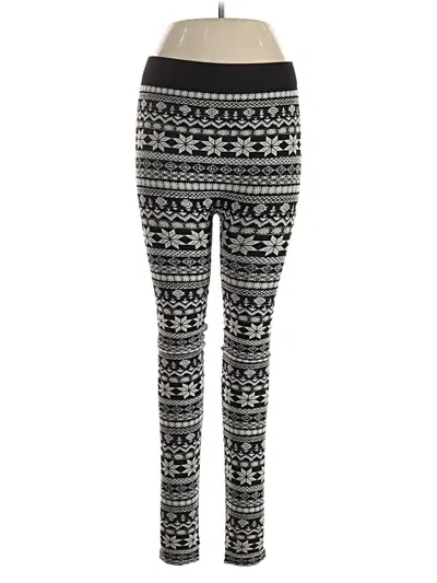 Pre-owned Hippie Rose Leggings In Black