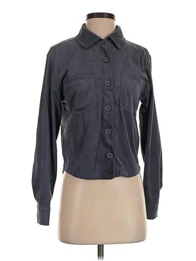 Pre-owned Hippie Rose Long Sleeve Blouse In Black