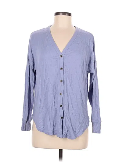 Pre-owned Hippie Rose Long Sleeve Blouse In Blue