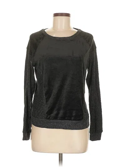 Pre-owned Hippie Rose Long Sleeve T-shirt In Gray