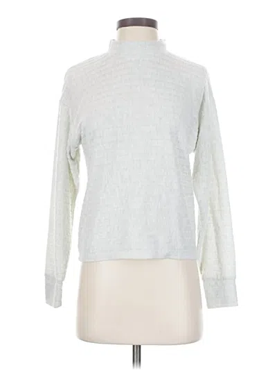 Pre-owned Hippie Rose Long Sleeve Top Silver Turtleneck Tops