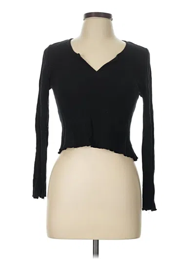 Pre-owned Hippie Rose Long Sleeve T-shirt In Black