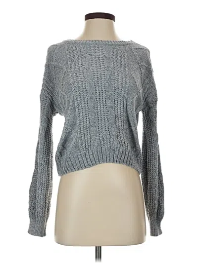 Hippie Rose Long Sleeve Turtleneck In Gray