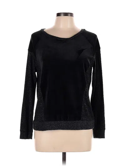 Pre-owned Hippie Rose Pullover Sweater In Black